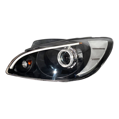 CrazyTheGod Getz/Click 2005-2011 FACELIFT Hatchback 3D/5D CCFL Projector LED Bar Headlight Đèn pha màu đen cho HYUNDAI RHD