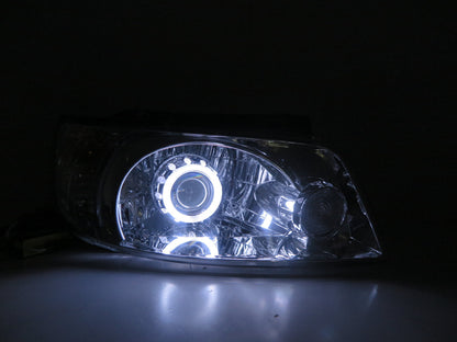 CrazyTheGod Matrix 2001-2004 Pre-Facelift Hatchback 5D CCFL Projector Headlight Headlamp Chrome for HYUNDAI LHD