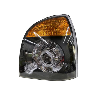 CrazyTheGod H100 Porter II 2004-2020 Guide LED Angel-Eye Headlight Headlamp Black for HYUNDAI LHD