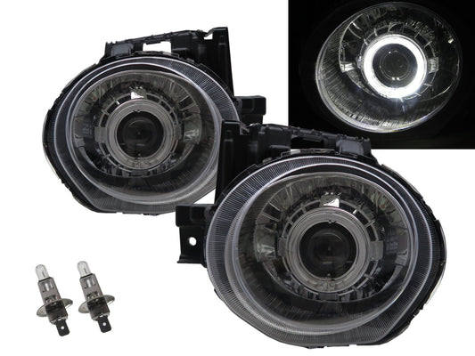 CrazyTheGod ESQ First generation 2014-Present Hatchback/SUV 5D Guide LED Angel-Eye Projector Headlight Headlamp Chrome for INFINITI RHD
