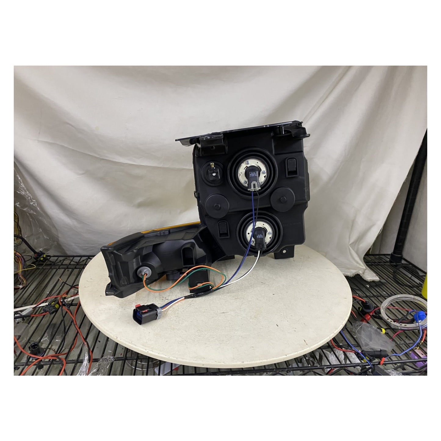 CrazyTheGod Commander 2006-2010 OE Headlight Headlamp Chrome for JEEP