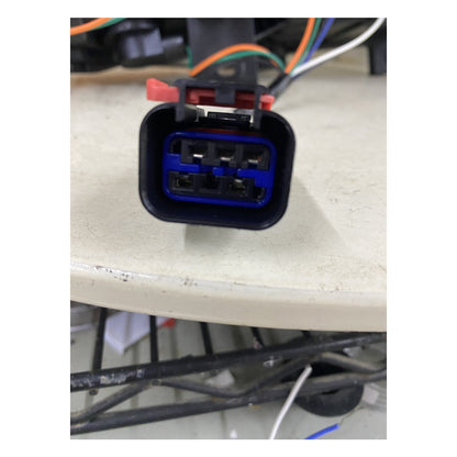 CrazyTheGod Commander 2006-2010 OE Headlight Headlamp Chrome for JEEP