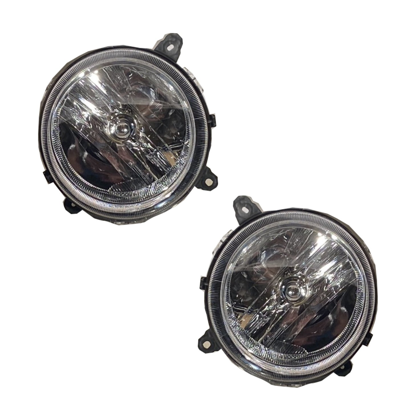 CrazyTheGod Patriot 2007-2015 OE Headlight Headlamp Chrome for JEEP
