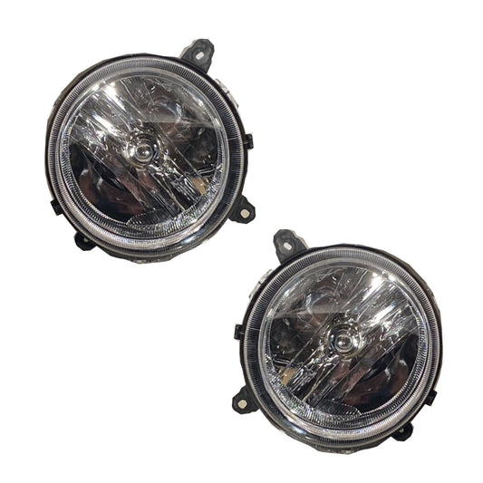 CrazyTheGod Patriot 2007-2015 OE Headlight Headlamp Chrome for JEEP