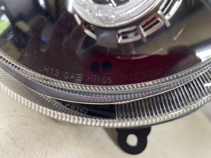 CrazyTheGod Patriot 2007-2015 Guide LED Angel-Eye Projector Headlight Headlamp Black for JEEP LHD