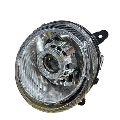 CrazyTheGod Patriot 2007-2015 Guide LED Angel-Eye Projector Headlight Headlamp Chrome for JEEP LHD