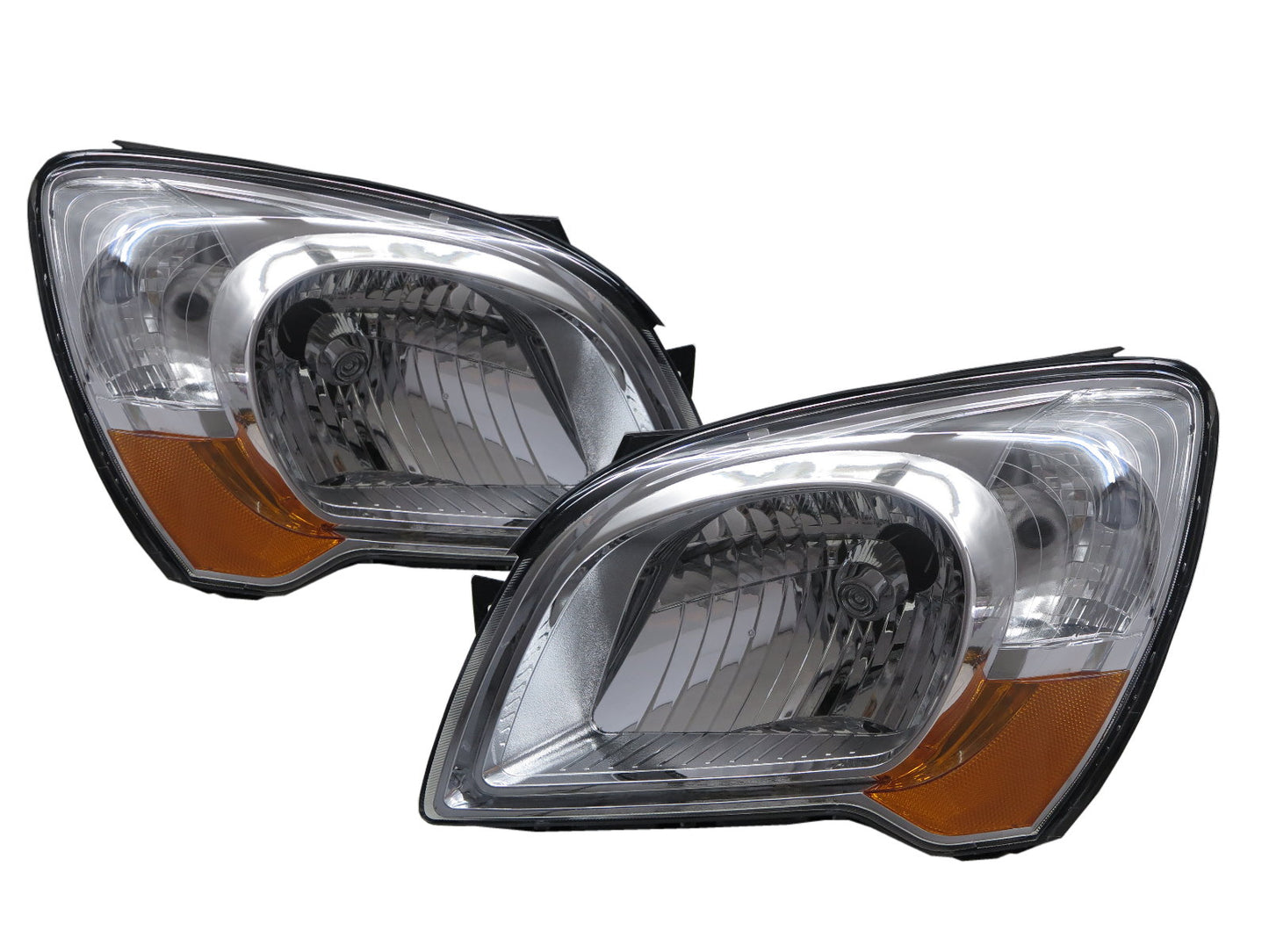 CrazyTheGod Sportage JE/KM Second generation 2009-2010 FACELIFT SUV 5D Clear Headlight Headlamp Chrome for KIA LHD
