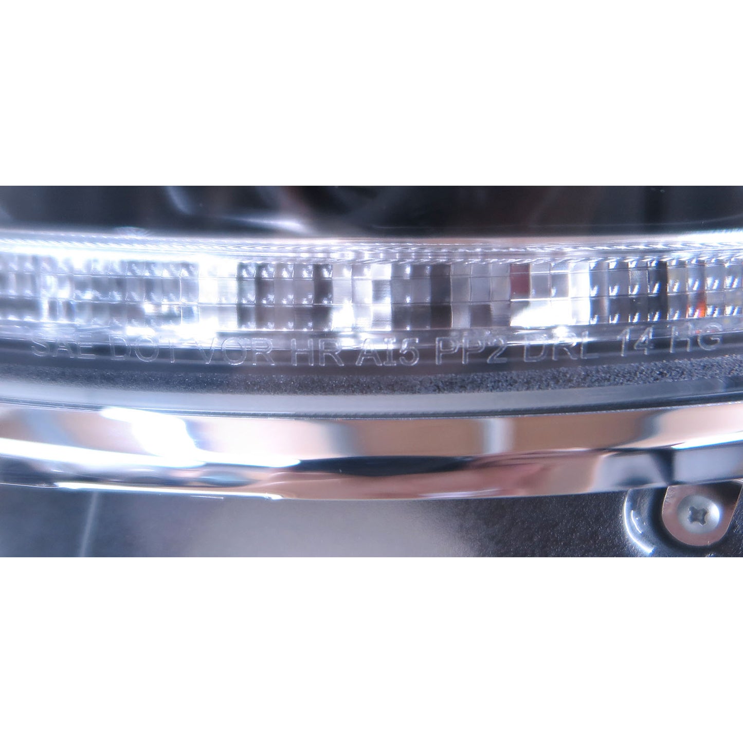 CrazyTheGod GS350 GS450h S190 Thế hệ thứ ba 2006-2011 Sedan 4D Guide LED Đèn pha mắt thiên thần Chrome cho LEXUS LHD