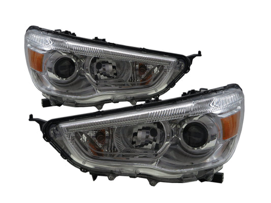 CrazyTheGod ASX Third generation 2010-Present SUV 5D Projector Headlight Headlamp W/ Motor Chrome for Mitsubishi LHD