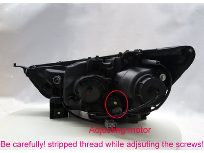 CrazyTheGod ASX Third generation 2010-Present SUV 5D Projector Headlight Headlamp W/ Motor Chrome for Mitsubishi LHD