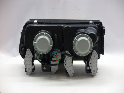 CrazyTheGod Delica L300 1993-present VAN 4D Projector Glass Headlight Headlamp Chrome for Mitsubishi RHD