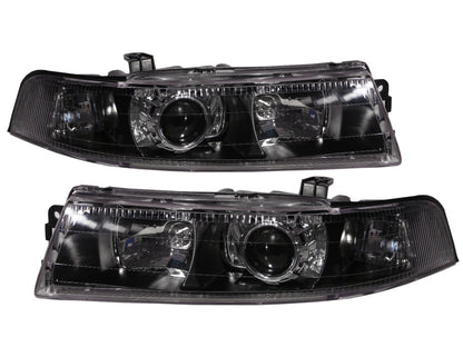 CrazyTheGod LANCER EVOLUTION EVO 5 Fifth generation 1998-1999 Sedan 4D Projector Headlight Headlamp Black for Mitsubishi RHD