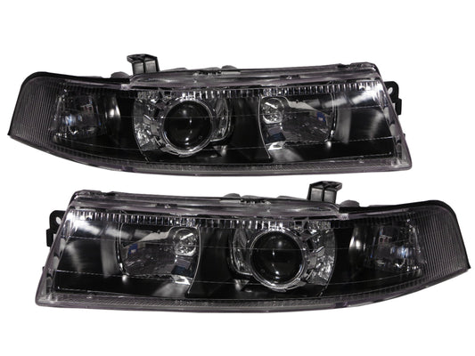 CrazyTheGod LANCER EVOLUTION EVO 5 Fifth generation 1998-1999 Sedan 4D Projector Headlight Headlamp Black for Mitsubishi RHD