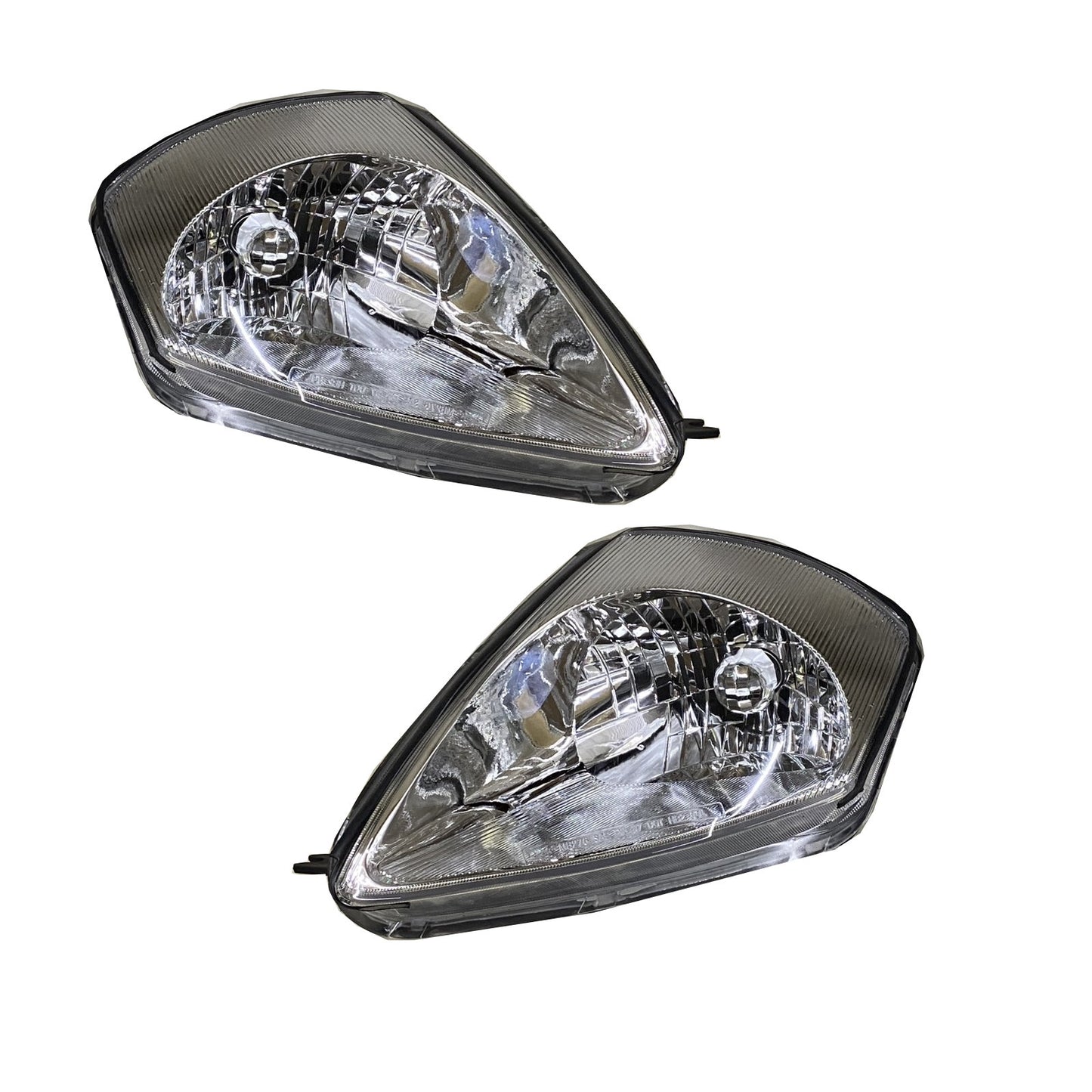 CrazyTheGod Eclipse 2003-2005 OE Headlight Headlamp Chrome for Mitsubishi