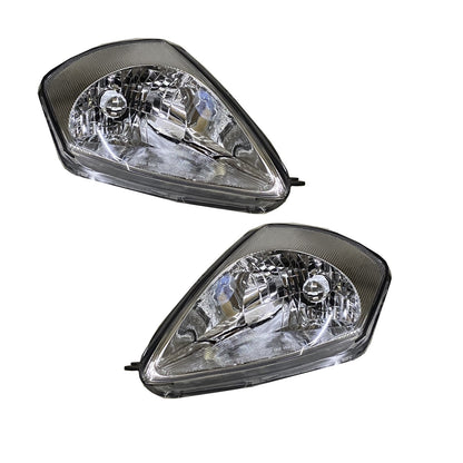 CrazyTheGod Eclipse 2003-2005 OE Headlight Headlamp Chrome for Mitsubishi