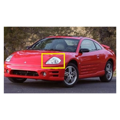 CrazyTheGod Eclipse 2003-2005 Guide LED Angel-Eye Projector Headlight Headlamp Black for Mitsubishi RHD