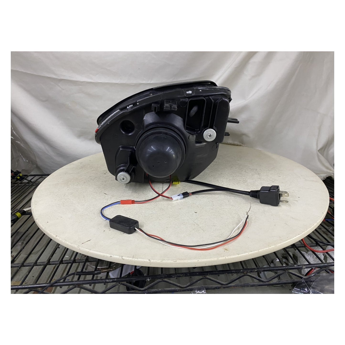 CrazyTheGod Eclipse 2003-2005 Guide LED Angel-Eye Projector Headlight Headlamp Chrome for Mitsubishi RHD