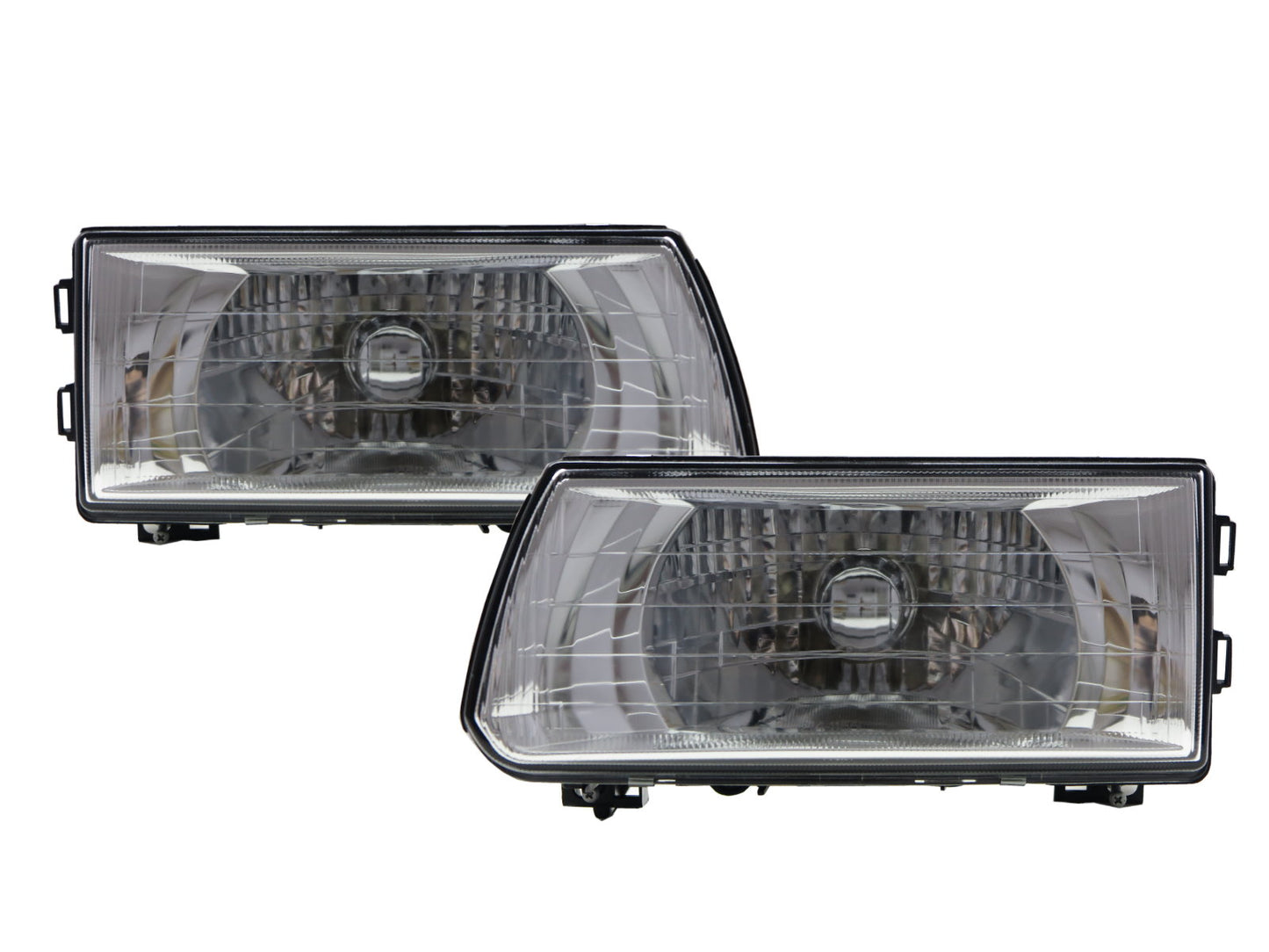 CrazyTheGod Express SF/SG/SH/SJ 1999-present VAN 4D Clear Headlight Headlamp Chrome for Mitsubishi LHD