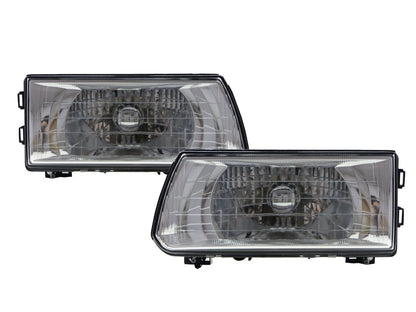 CrazyTheGod Express SF/SG/SH/SJ 1999-present VAN 4D Clear Headlight Headlamp Chrome for Mitsubishi LHD