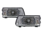 CrazyTheGod Express SF/SG/SH/SJ 1999-present VAN 4D Clear Headlight Headlamp Chrome for Mitsubishi LHD