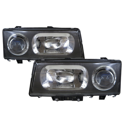 CrazyTheGod Fuso 355 1994-1996 Truck 2D Projector Headlight Headlamp Black for Mitsubishi LHD