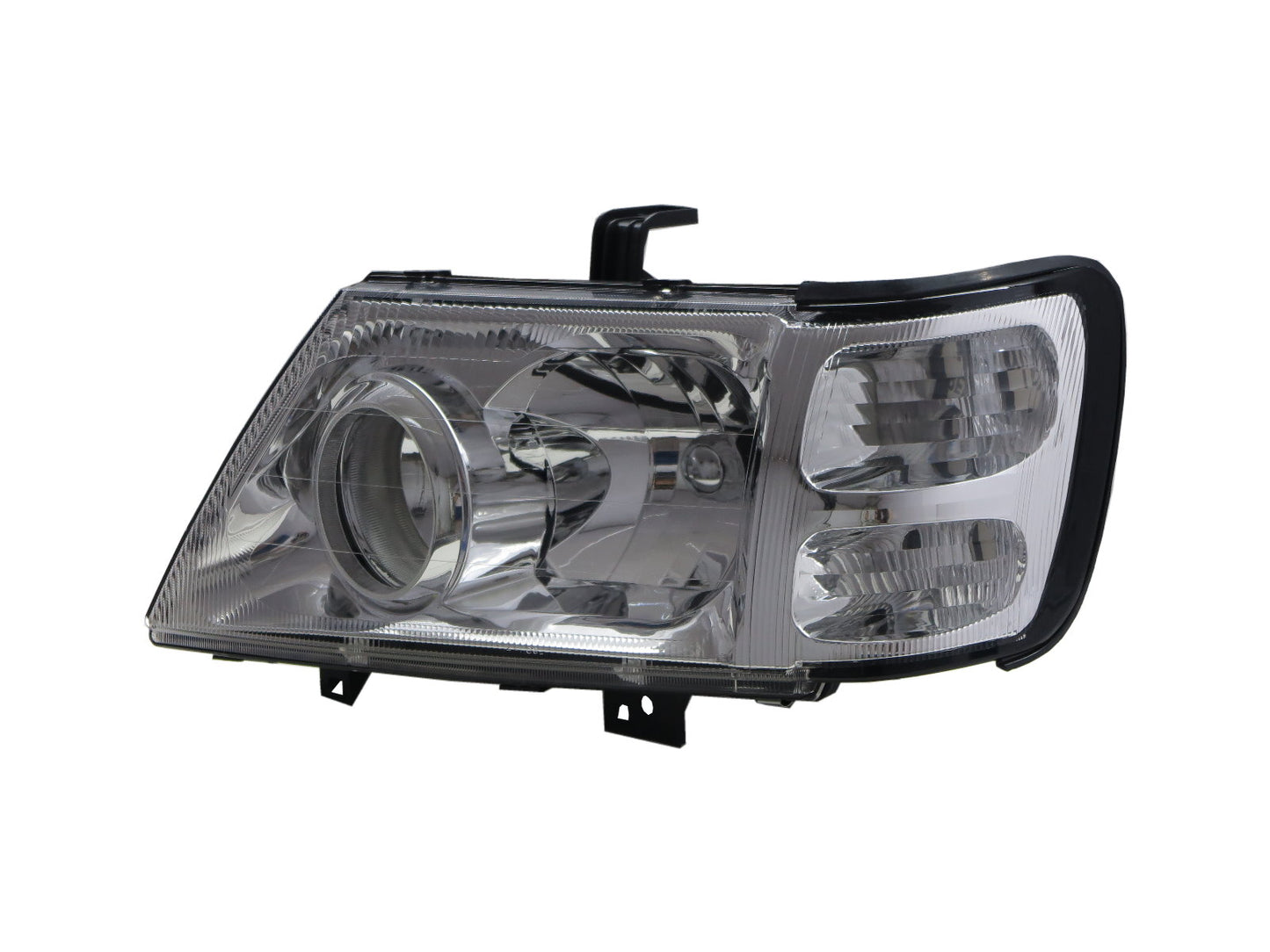 CrazyTheGod Jolie 2001-2003 Wagon/Truck 2D/5D Clear Headlight Headlamp Chrome for Mitsubishi LHD