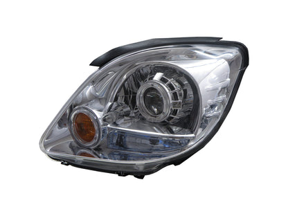 CrazyTheGod Jolie 2004-2008 Wagon/Truck 2D/5D Guide LED Angel-Eye Projector Headlight Headlamp Chrome for Mitsubishi LHD