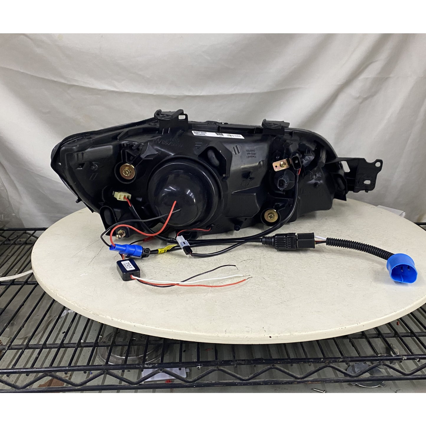 CrazyTheGod Lancer CEDIA/CG 2001-2003 Wagon/Sedan 4D/5D Guide LED Angel-Eye Projector Headlight Headlamp Chrome EU for Mitsubishi RHD