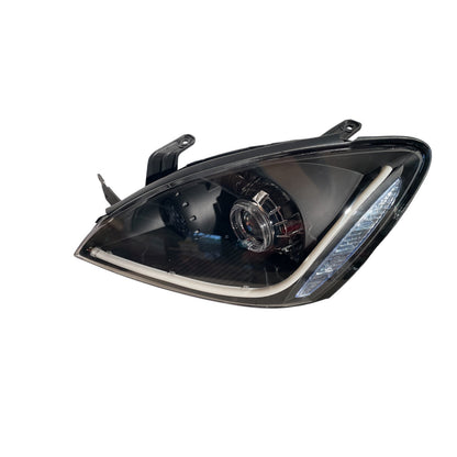 CrazyTheGod Lancer CH/LS/ES/RALLIART/CEDIA 2003-2007 Sedan/Wagon 4D/5D LED Strip Dynamic Style Headlight Headlamp Black EUROPE V1 for Mitsubishi LHD