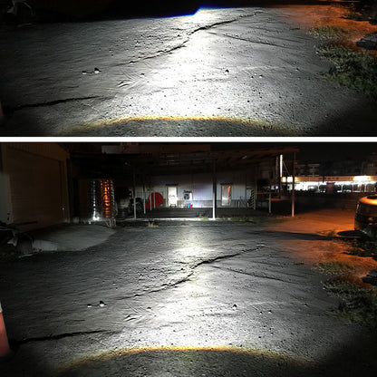 CrazyTheGod Lancer 1998-2001 Sedan 4D Guide LED Angel-Eye Projector HID Headlight Headlamp Black V2 for Mitsubishi LHD