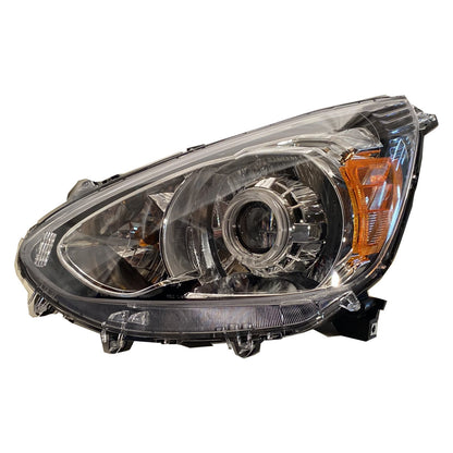 CrazyTheGod Mirage Sixth generation 2014-2020 Pre-Facelift Hatchback LED Headlight Headlamp Chrome for Mitsubishi LHD