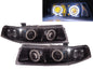 CrazyTheGod MIRAGE 1998-2001 Sedan 4D CCFL Projector Headlight Headlamp Black for Mitsubishi LHD