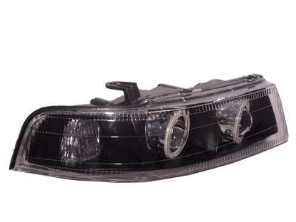 CrazyTheGod MIRAGE 1998-2001 Sedan 4D CCFL Projector Headlight Headlamp Black for Mitsubishi LHD