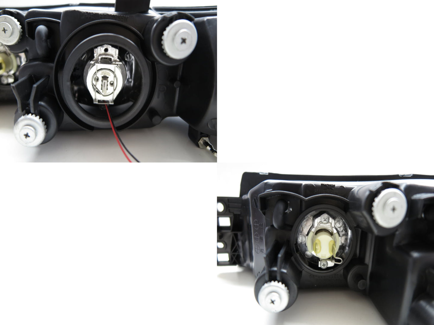 CrazyTheGod MIRAGE 1998-2001 Sedan 4D Projector Headlight Headlamp Black for Mitsubishi LHD