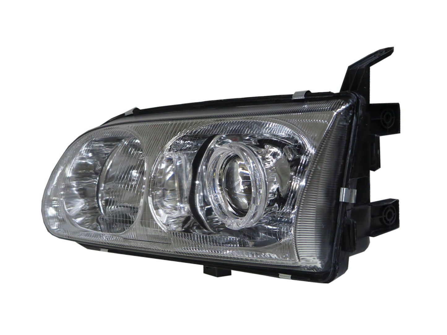 CrazyTheGod Space Gear L400 Thế hệ thứ tư 1998-2007 Minibus/VAN/Pickup 2D/4D Đèn pha LED Angel-Eye Đèn pha mạ crôm cho Mitsubishi LHD