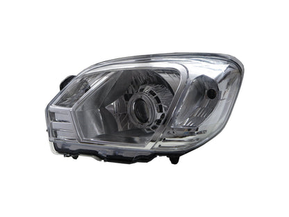 CrazyTheGod Veryca ไฟหน้ารถบรรทุก 2D/4D Guide LED Angel-Eye โครเมียม สำหรับ Mitsubishi RHD ปี 2013-ปัจจุบัน