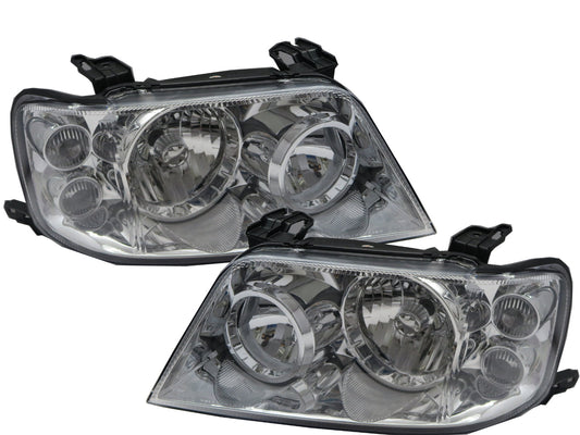 CrazyTheGod Mariner First generation 2004-2007 FACELIFT SUV 5D Clear Headlight Headlamp Chrome for Mercury LHD