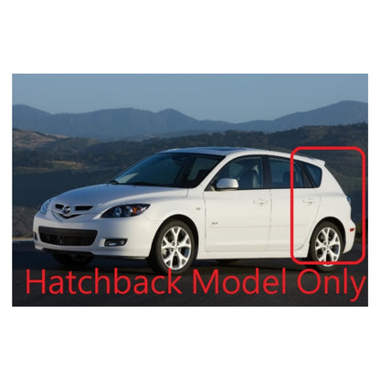 CrazyTheGod Mazda3/Axela BK 2003-2009 Hatchback 5D Guide LED Angel-Eye Headlight Headlamp Black for MAZDA LHD