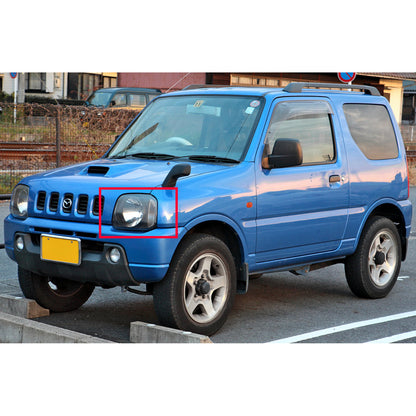 CrazyTheGod AZ-Offroad First generation 1998-2018 SUV 2D Guide LED Angle-Eye Projector Headlight Headlamp Black for MAZDA LHD