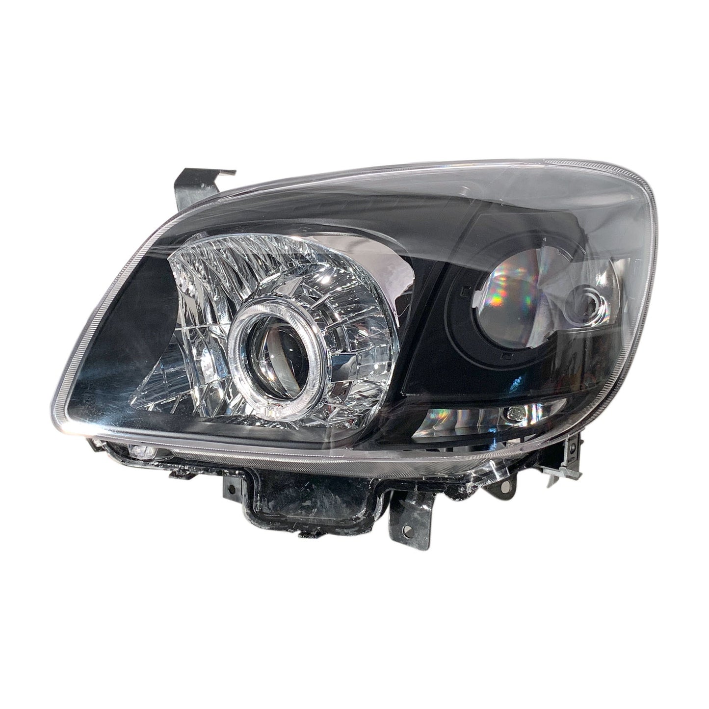 CrazyTheGod BT-50 J97M First generation 2006-2011 Pickup 2D/4D Guide LED Angel-Eye Projector Headlight Headlamp Black for MAZDA LHD