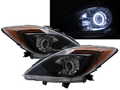 CrazyTheGod BT-50 Second generation 2011-2015 Pickup 2D/4D CCFL Projector Headlight Headlamp Black for MAZDA RHD