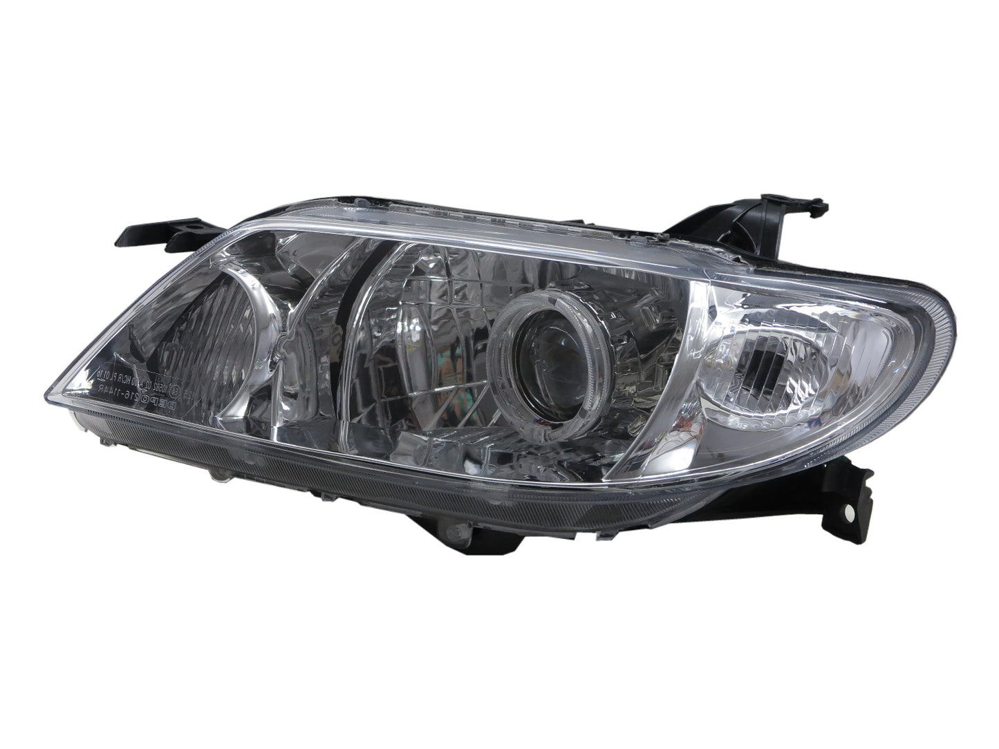 CrazyTheGod Isamu Genki BJ Ninth generation 2001-2003 Facelift Sedan/Hatchback/Wagon 4D/5D Guide LED Angel-Eye Projector HID Headlight Headlamp Chrome for MAZDA LHD