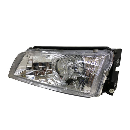 CrazyTheGod Maxima รุ่นที่สี่ ไฟหน้าแบบโปรเจคเตอร์ LED 4D Sedan ปี 1997-1999 โครเมียม US สำหรับ NISSAN LHD