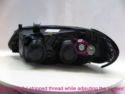 CrazyTheGod Almera N16 Second generation 2003-2006 FACELIFT Sedan/Hatchback 3D/4D/5D Cotton Halo Projector Headlight Headlamp Black for NISSAN LHD