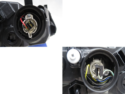 CrazyTheGod Almera N16 Second generation 2003-2006 FACELIFT Sedan/Hatchback 3D/4D/5D Cotton Halo Projector Headlight Headlamp Black for NISSAN LHD