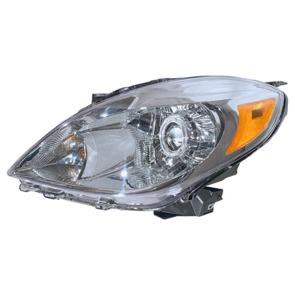 CrazyTheGod Almera N17 ไฟหน้าแบบโปรเจคเตอร์ LED Angel-Eye Sedan 4D Guide รุ่นแรก ปี 2011-2014 ฮาโลเจน โครเมียม V2 สำหรับ NISSAN LHD