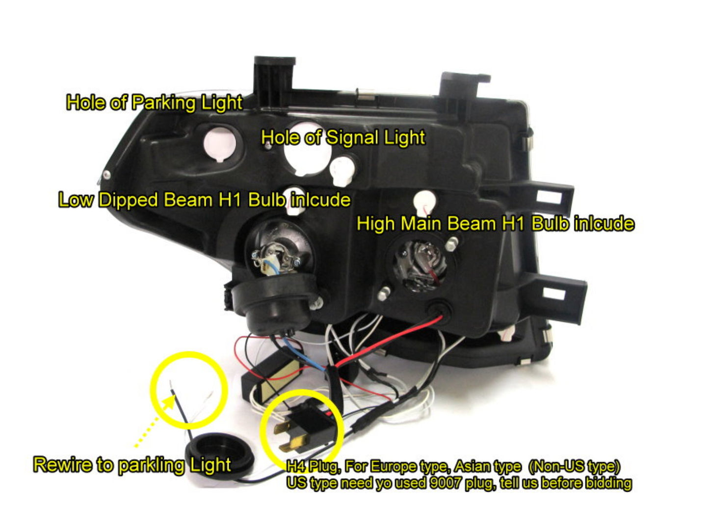 CrazyTheGod FRONTIRE NAVARA D40 Second generation 2005-2010 PRE-FACELIFT Truck 2D/4D CCFL Projector Headlight Headlamp Chrome V2 for NISSAN RHD