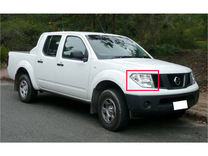 CrazyTheGod FRONTIRE NAVARA D40 Second generation 2005-2010 PRE-FACELIFT Truck 2D/4D CCFL Projector Headlight Headlamp Chrome V2 for NISSAN LHD