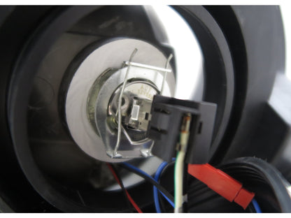 CrazyTheGod FRONTIER NAVARA D40 Second generation 2009-2017 Facelift SUV 5D Guide LED Angel-Eye Projector Headlight Headlamp Chrome for NISSAN LHD