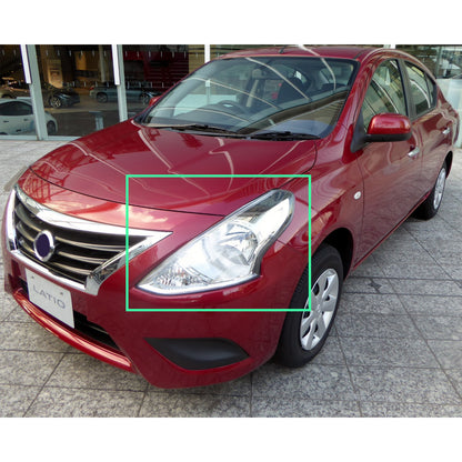 CrazyTheGod Latio N17 2014-2020 Facelift Sedan 4D Guide LED Angel-Eye Projector HID Headlight Headlamp Black EU V2 for NISSAN RHD